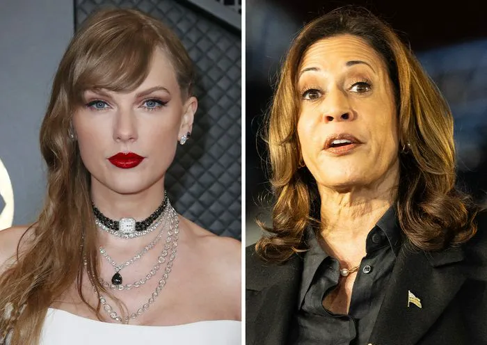taylor swift kamala harris