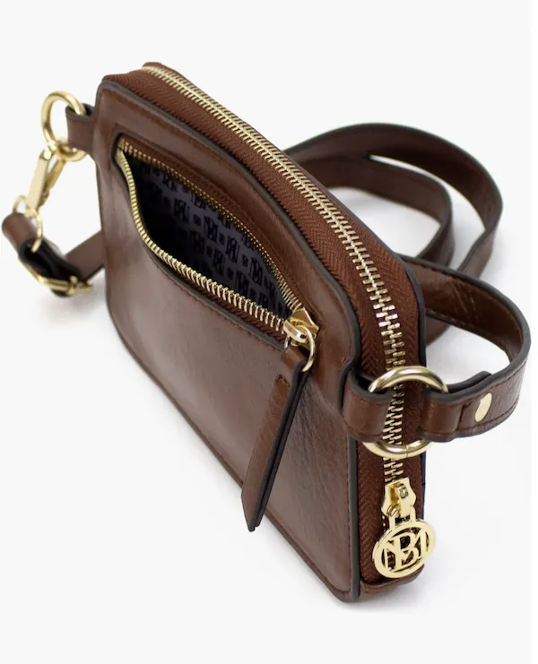 "BADGLEY MISCHKA Madalyn Vegan Leather Pouch Belt Bag"