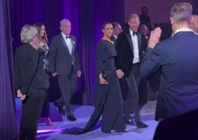 David Foster charity gala Prince Harry and Meghan Markle