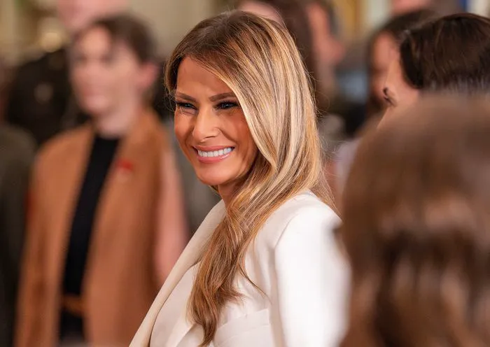 Melania Trump smiling
