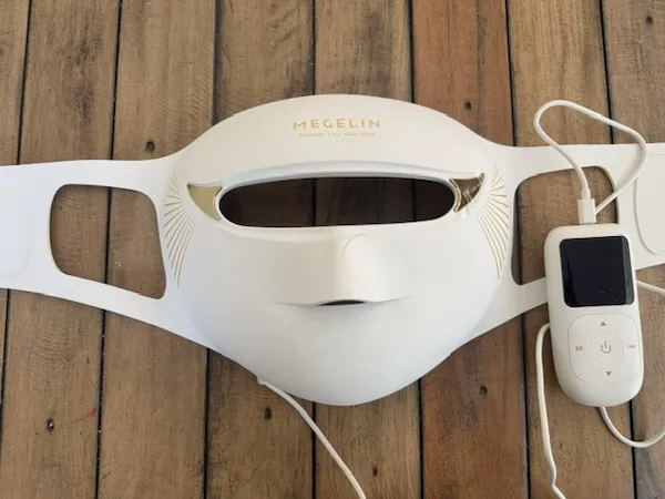Woman with a glowing complexion after treatment