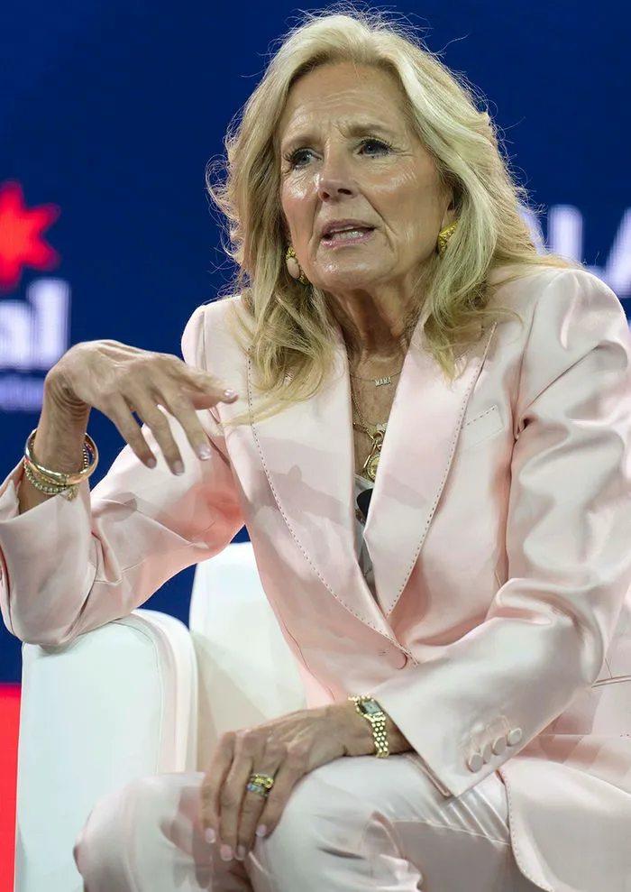 "Jill Biden speaking at the American Library Association Conference"