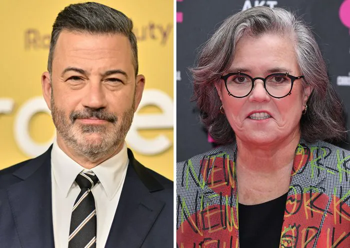 "Rosie O'Donnell and Jimmy Kimmel together"