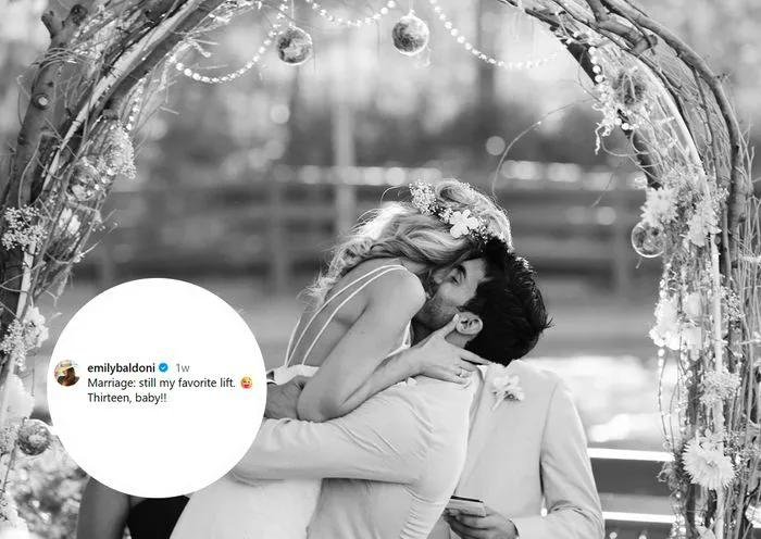 Emily Baldoni Instgram post 13th wedding anniversary