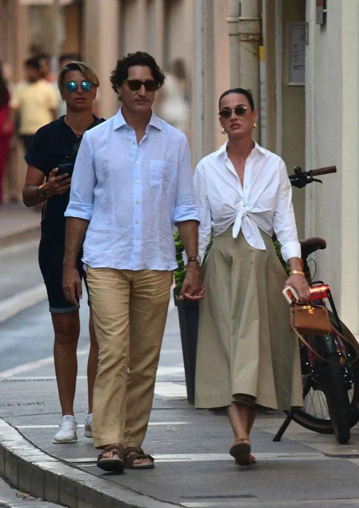 Justin Trudeau and Katy Perry in St Tropez