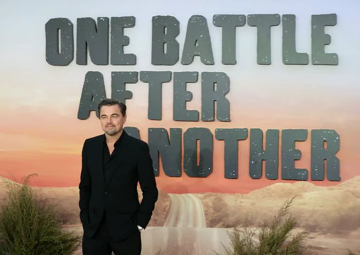 Leonardo DiCaprio One Battle After Another premiere