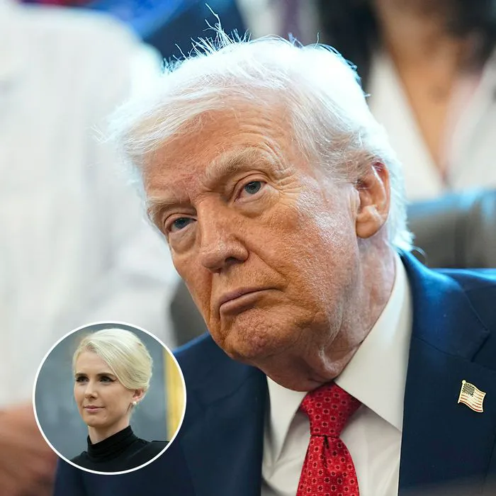 "Donald Trump with Karoline Leavitte"
