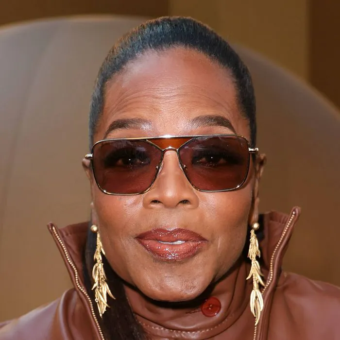 "Oprah Winfrey at Paris Fashion Week wearing Zimmermann"