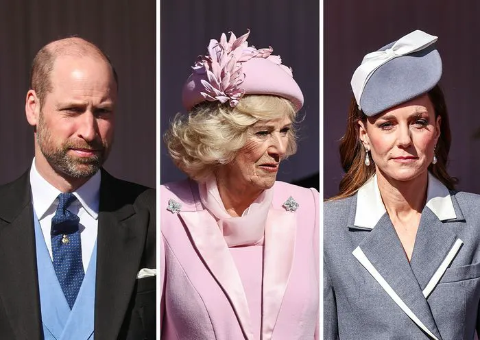 Prince William, Queen Camilla, and Kate Middleton together
