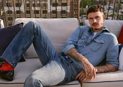 "Romeo Beckham in Tommy Hilfiger campaign"