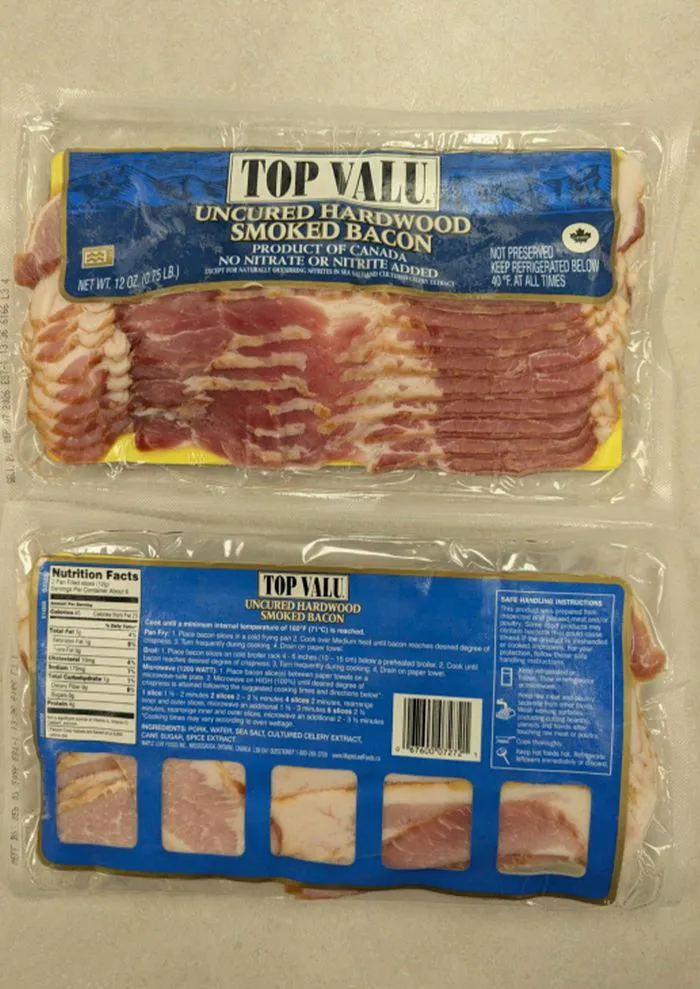 Uncured hardwood smoked bacon cooked to perfection.