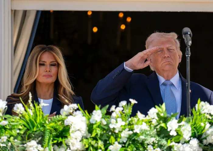 Donald Trump and Melania Trump