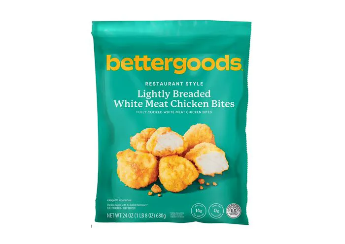 "Better Goods Chicken Bites package"