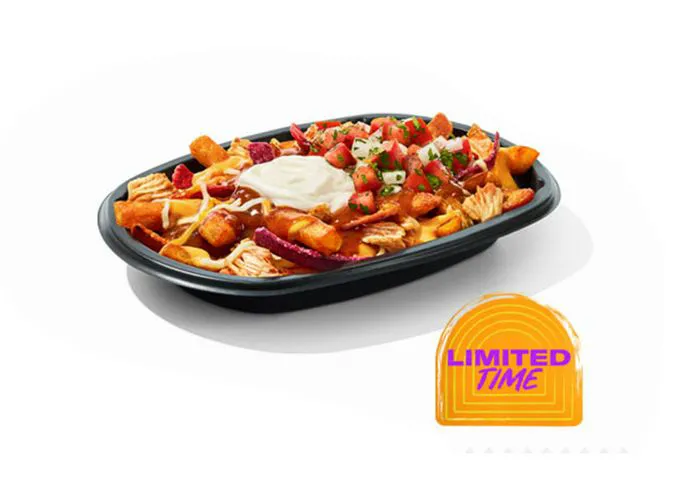 "Taco Bell Chicken Enchilada Nacho Fries"