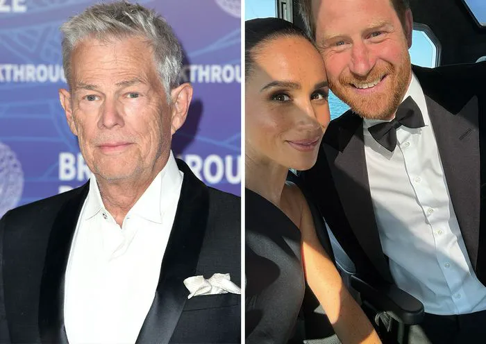 David Foster with Prince Harry and Meghan Markle