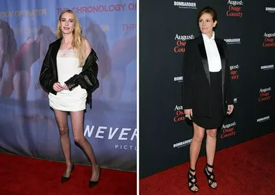 Emma Roberts and Julia Roberts