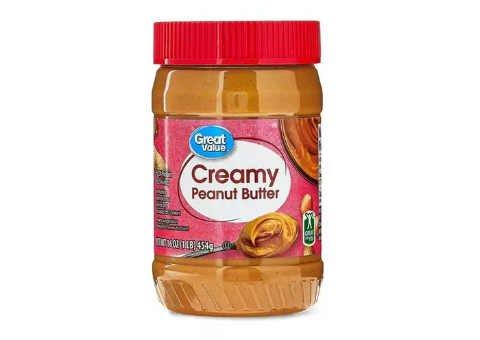 "Great Value Peanut Butter jar"