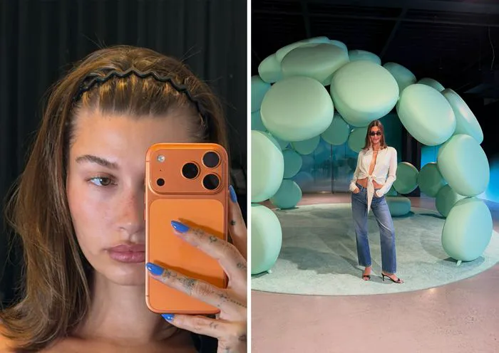 Hailey Bieber Instagram carousel second leg of summer