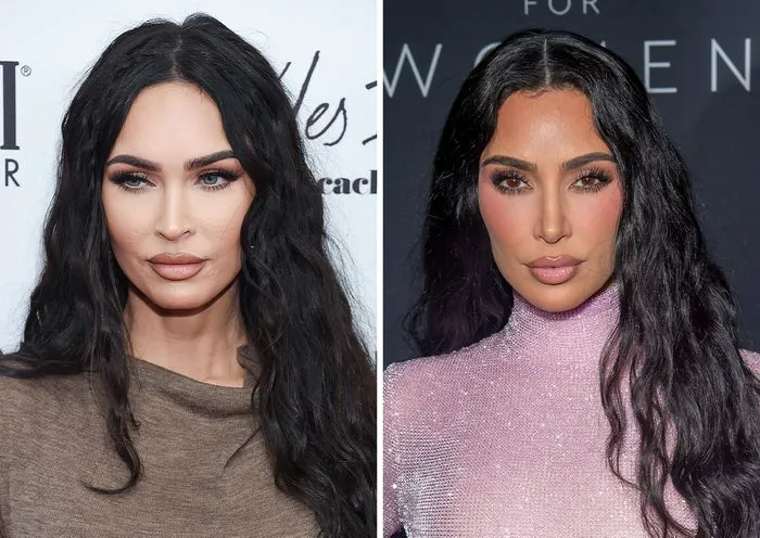 Megan Fox and Kim Kardashian