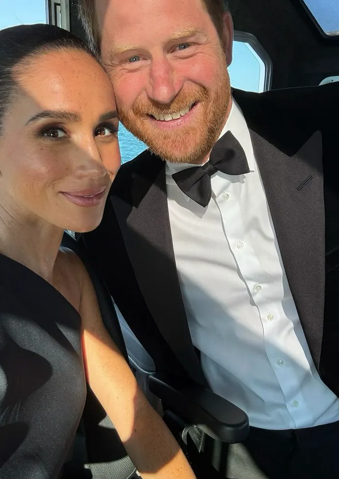 Prince Harry and Meghan Markle charity gala selfie