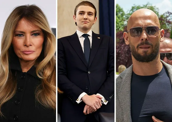 Melania Trump Barron Trump Andrew Tate