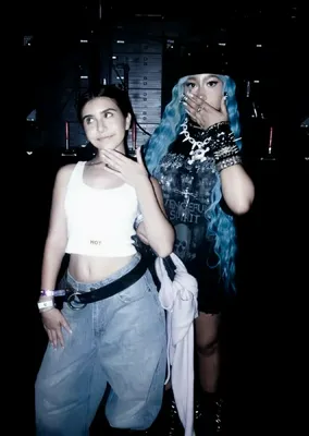 North West and Penelope Disick Coachella