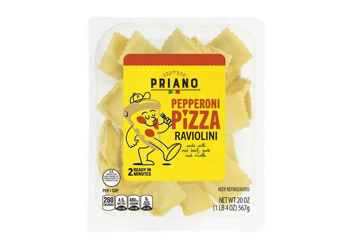 "Priano Pepperoni Pizza Raviolini"
