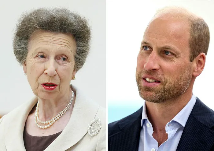 Prince William and Princess Anne