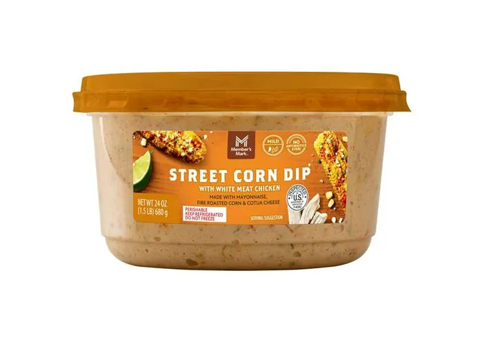 "Sweet Corn Dip with White Meat Chicken"