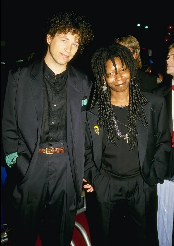 Whoopi Goldberg and David Claessen