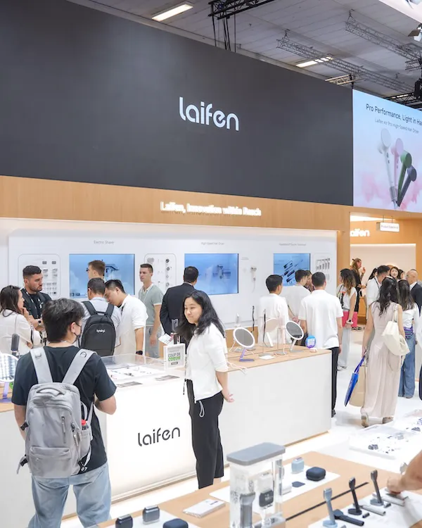 "Laifen beauty tech innovations display at IFA 2026"