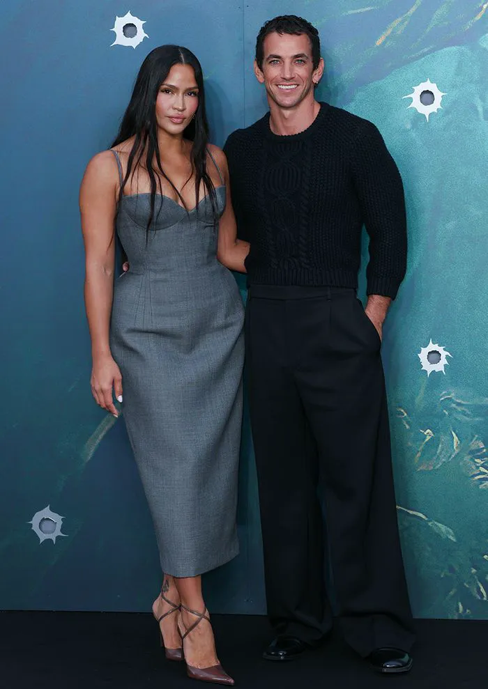 Alex Fine and Cassie Ventura at the MobLand Season 2 premiere in London