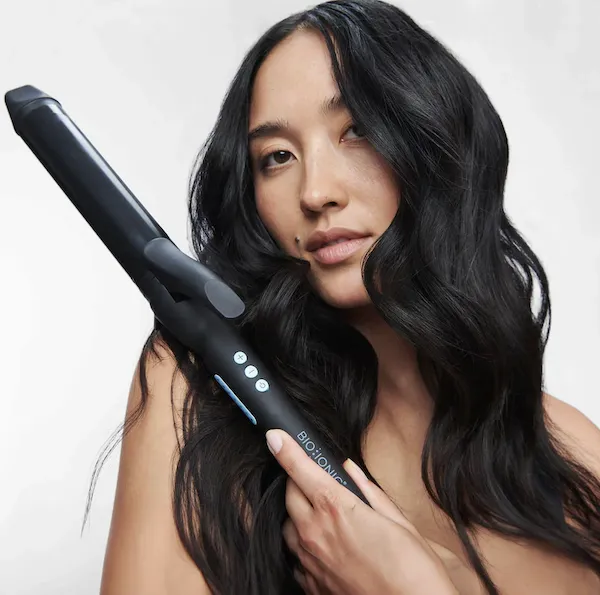 "Bio Ionic Long Barrel Curling Iron"
