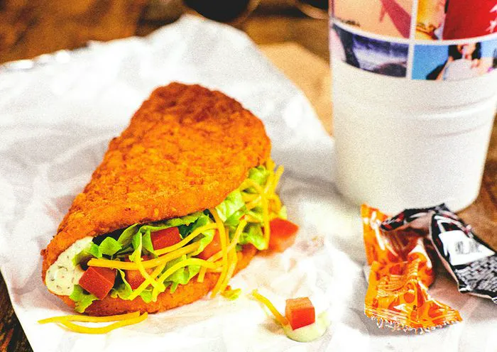 "Taco Bell Naked Chicken Chalupa"