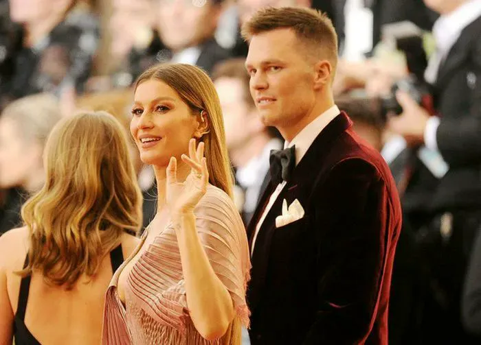 "Gisele Bündchen and Tom Brady at the 2019 Met Gala"