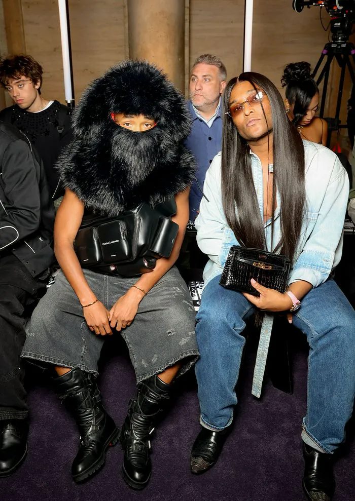 "Jaden Smith with Kai Cenat at the debut of VIVET clothing line"