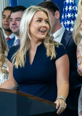 "Karoline Leavitt on her last day as Press Secretary"