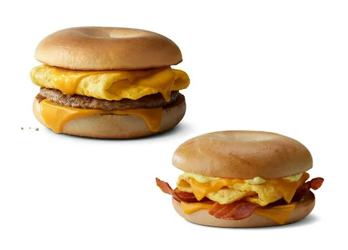 "McDonald's breakfast sandwich with egg"