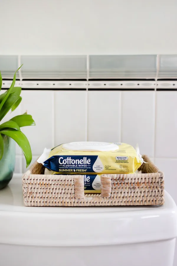 "Cottonelle lifestyle product display"