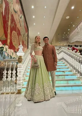 "Tiffany Trump visiting India, dressed in traditional attire"