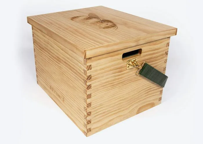 beyonce wooden box