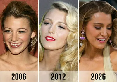 Before-and-after photos of Blake Lively