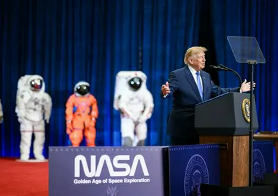 donald trump nasa speech