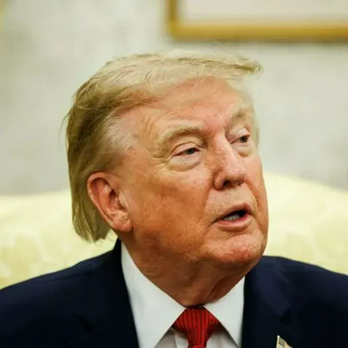 Donald Trump in the Oval Office