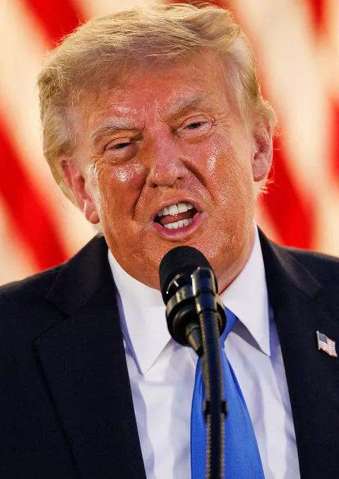 "Donald Trump at the Rose Garden dinner"