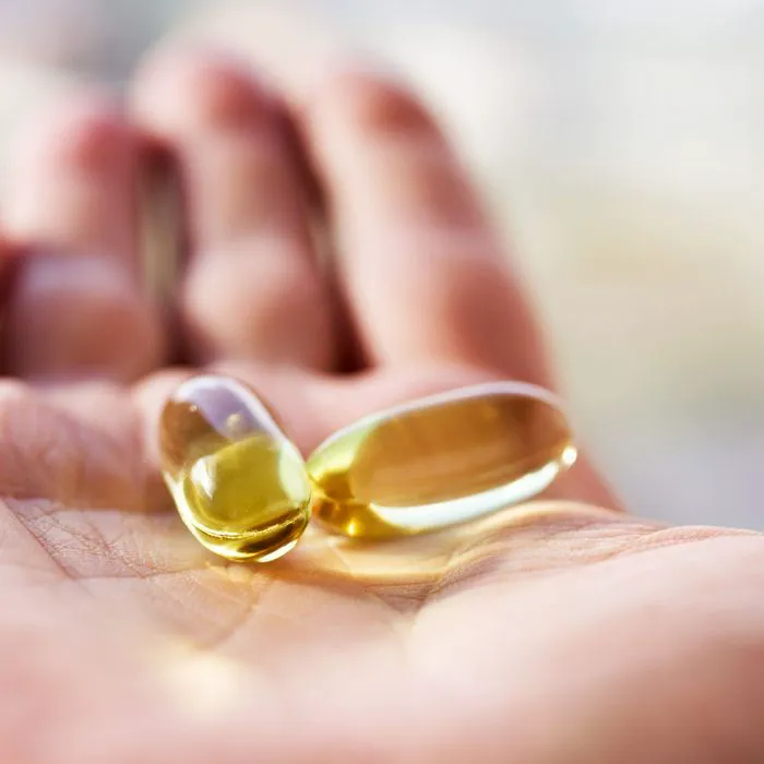 Fish oil supplements promoting heart health and wellness.