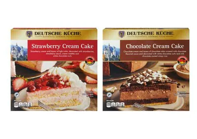 "German Creme Cakes packaged for sale"