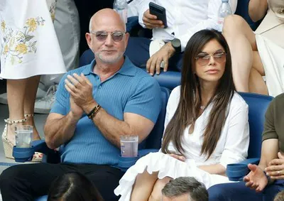 "Jeff Bezos and Lauren Sánchez at the US Open Tennis Championship"