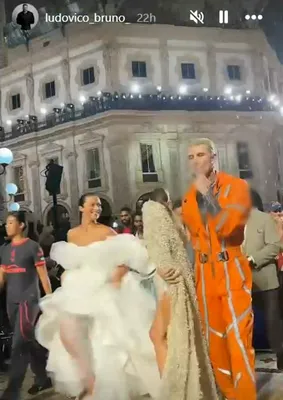 "Close-up of Machine Gun Kelly on the runway at Vogue World"