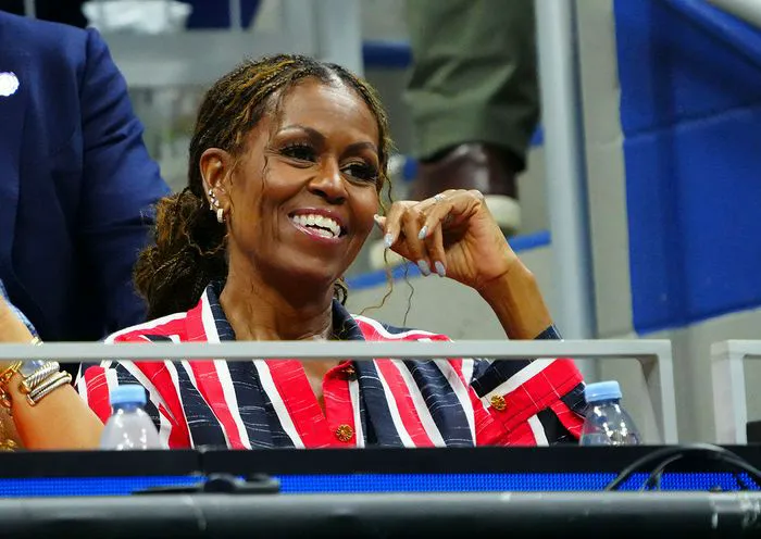 "Michelle Obama at the 2026 US Open"